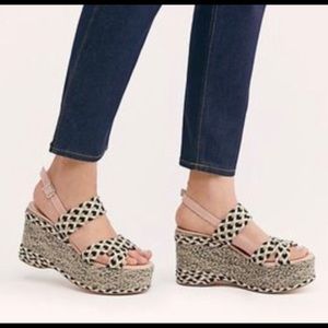 Free people rope knit wedges